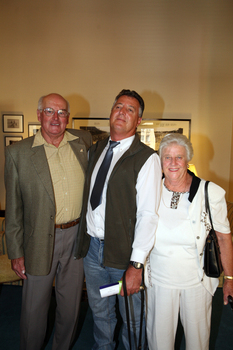 Bursary award winner with his parents