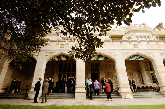 Refreshments on the Arcade at Government House