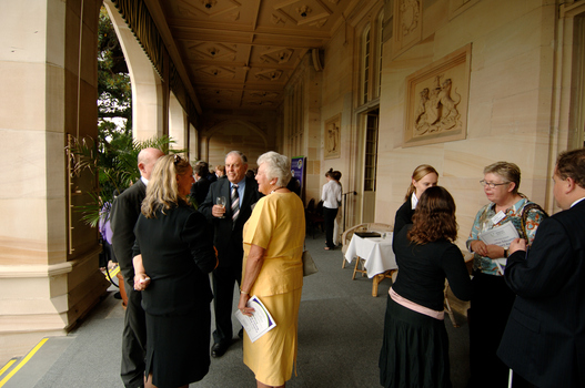 Refreshments on the Arcade at Government House