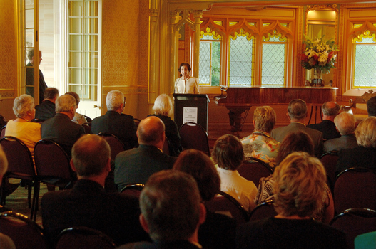 NSW Governor General Dame Marie Bashir addressing the audience