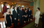 Further Education Bursary award winners, Dame Marie Bashir and official guests