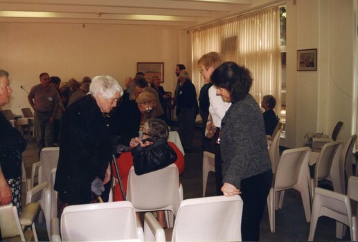 Audience view of the time capsule ceremony