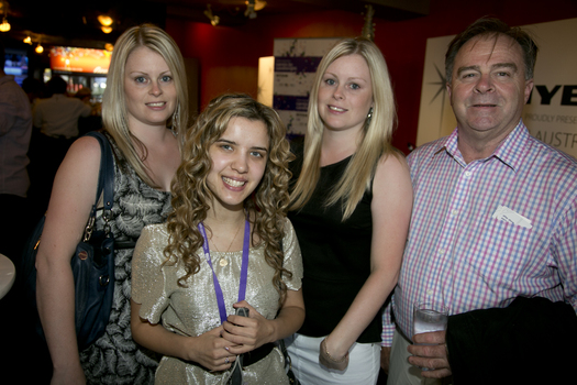 Leigh Garwood and family(?), Rachael Leahcar