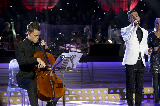 Anthony Callea performing on the stage