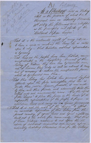 Charter, 11 November 1854