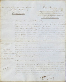 Brief, 1854