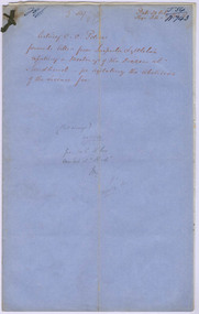 Report, 16 October 1854