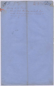 Deposition, 22 October 1854
