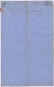 Deposition, 22 October 1854