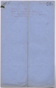 Letter, 22 October 1854