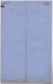 Letter, 22 October 1854