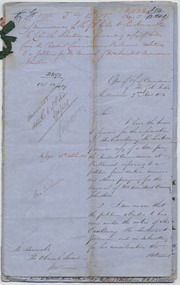 Correspondence, 1854