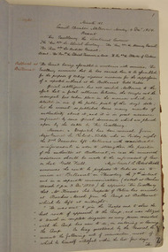 Council Minutes, 12 April 1854