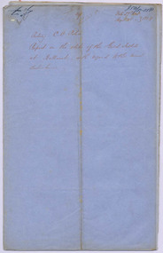 Report, 27 October 1854