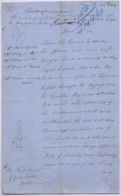 Report, 30 November 1854
