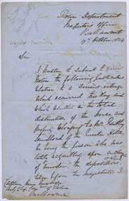 Report, 17 October 1854