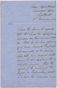Report, 12 December 1854,26 November 1854