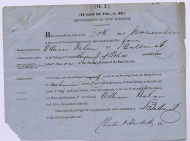 Deposition, 30 November 1854