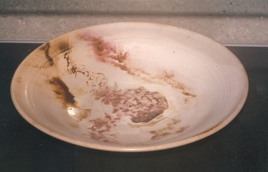 Glazed ceramic platter