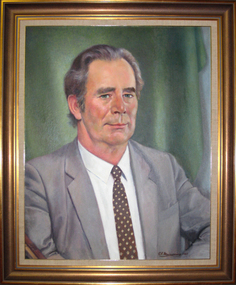 Painting - Oil on board, 'Jack Barker' by Geoff Mainwaring, 1987