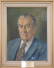 Painting - Artwork, 'E.J.T. Tippett' by Geoff Mainwaring, 1984