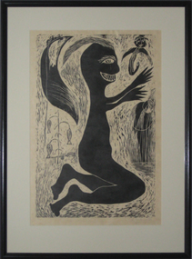 Printmaking - Lino, Lauren Jackson, 'Menninger Suite' by Lauren Jackson, 1989