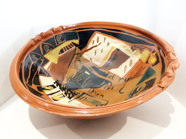 Ceramic - Artwork - Ceramic, [Large Bowl] by Vesna Medavarsky