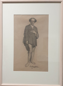 Drawing - Artwork, 'Luigi' by George Lambert, 1954