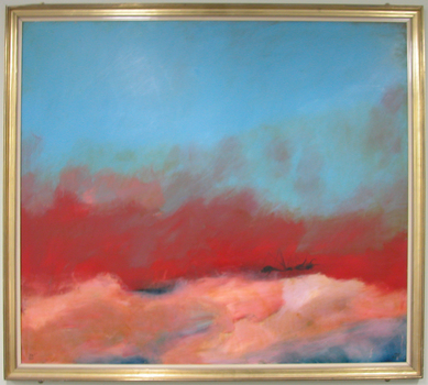 An ant in an abstract landscape