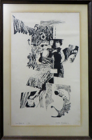 Artwork - Printmaking, 'Window Shopping' by Louis James, 1968