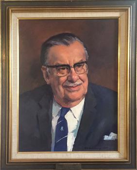 Portrait of a man wearing glasses