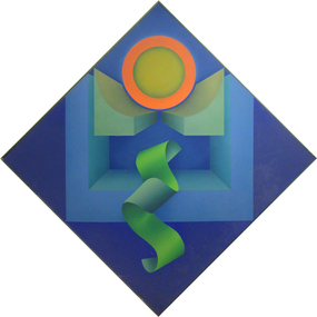 Painting - Acrylic on Canvas, Divis, 1970, 1970