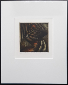 Work on paper - Printmaking - Etching, Evans, Lorelle, 'There's More Inside' by Lorelle Evans, 1991