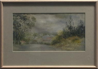 Watercolour, 'Park St, Mt Pleasant' by J. Fowler, 1979