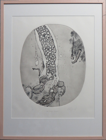 Work on paper - Etching, Blizzard, Terry, 'The Flower Vendors' by Terry Blizzard, 1984