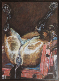 Mixed, Schepel, Yvette, 'Inverted Hind Quarters' by Yvette Schepel, 1991