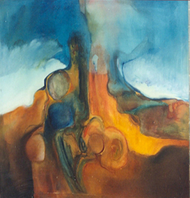 Artwork - Painting, 'Volcano' by Meredith Wettenhall
