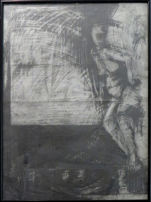 Drawing - Graphite on Paper, Armstrong  Ross, "Dancing Figure 1" by Ross Armstrong, 1996