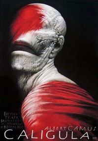 Offset print, 'Caligula' by Wieslaw Walkuski, 1996