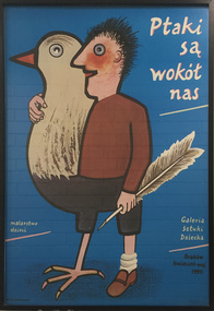 Work on paper - Offset print, Kwasniewski, Wojciech, 'Ptaki sa Wokol Nas' [Birds Are Around Us] by Wojciech Kwasniewski, 1990