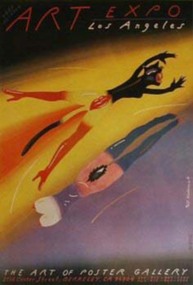 Poster - Offset print, Art Expo - Los Angeles by Roman Kalarus, 1989
