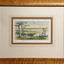 Framed lithograph of Creswick Creek (Near Ballarat) from Spring Hill