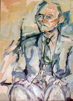 Portrait of a seated man