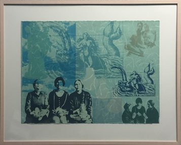 Printmaking - Sceenprint, Modeen, Mary, 'Three Mothers: Source of Life' by Mary Modeen, 1995