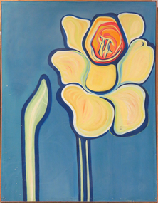 Painting on canvas, Martin, Margaret, 'Daffodil' by Margaret Martin