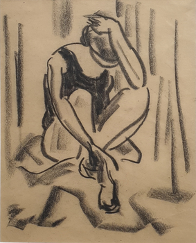 seated woman