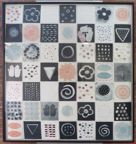 Mixed media, Carole Wilson, 'Heart Mat' by Carole Wilson, 2001