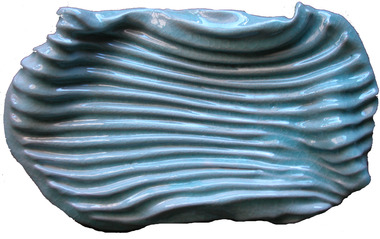 Ceramic, Chris Creaney, Lung Chun Fish Platter, 2002
