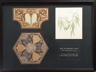 Painting - Watercolour, Albert E. Williams, 'Study of Kangaroo Apple', 05/07/1928