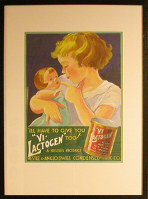 Painting - Poster, Gilda Gude, 'Vi-Lactogen' by Gilda Gude, 1935 c